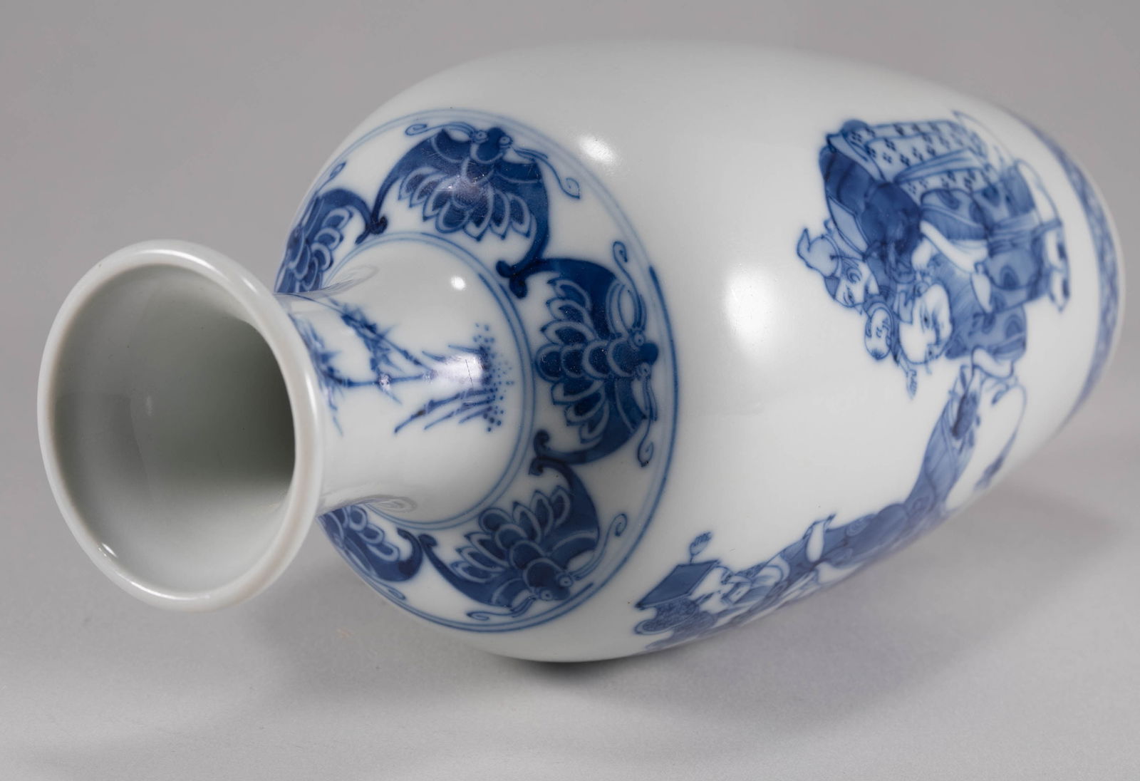 Blue and white bottle - 7