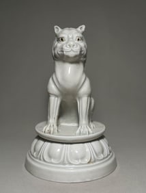 Song Dynasty White Glazed Lion