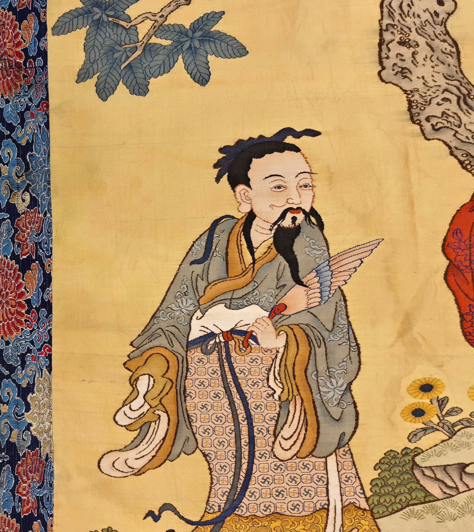 Three star silk pattern - 3