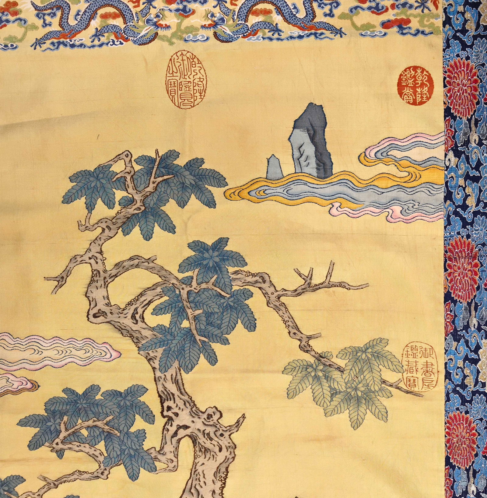 Three star silk pattern - 5