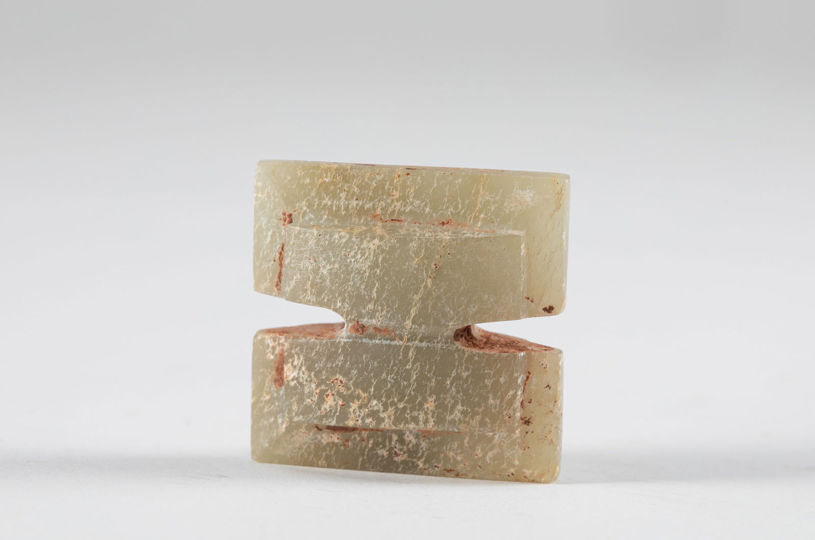 Han Dynasty jade: L:2.8cm W:2.8cm