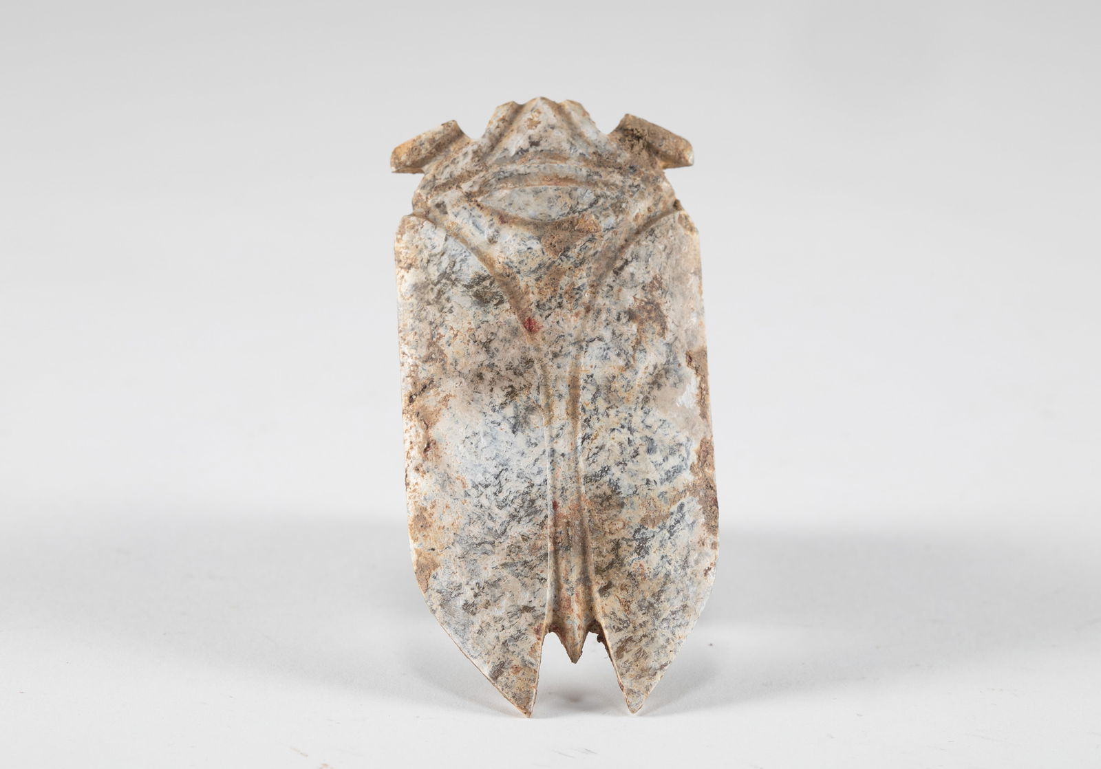 Han Dynasty Jade Cicada: L:6cm W:3cm