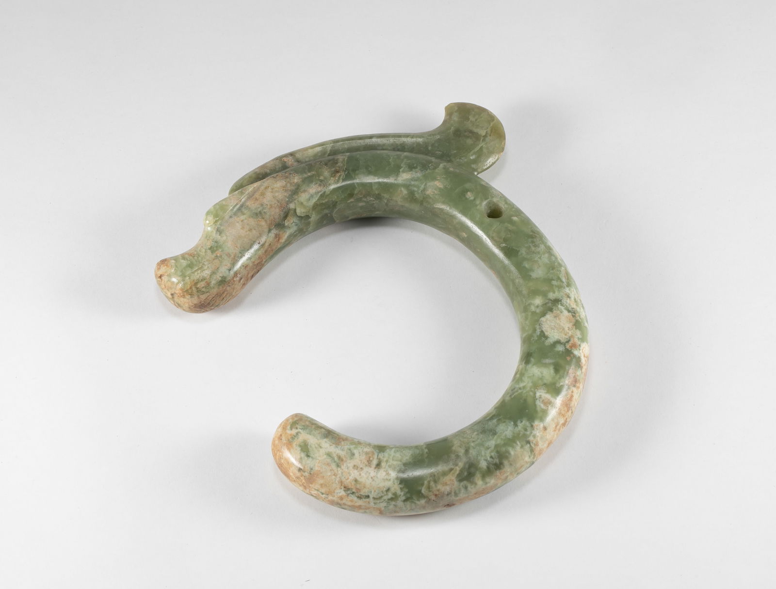 Red Mountain Jade C Dragon: H:16.7cm