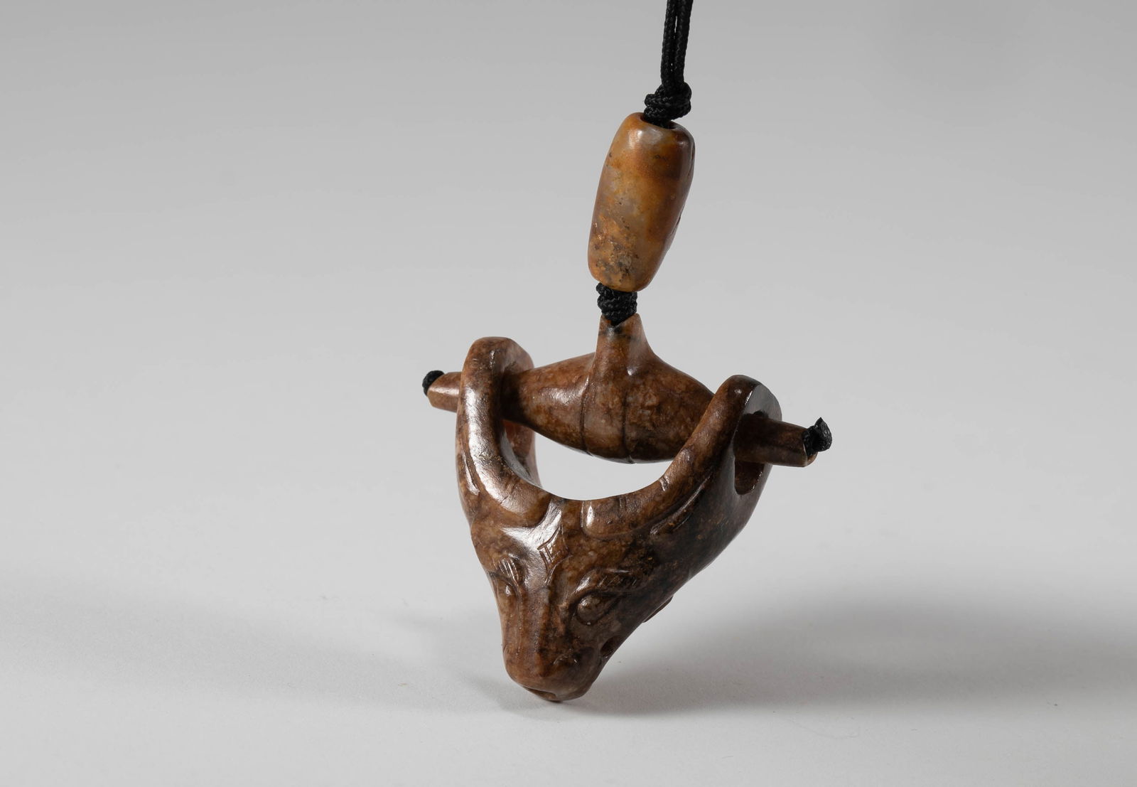 A set of Han Dynasty animal head accessories: W:3.5cm L:4cm