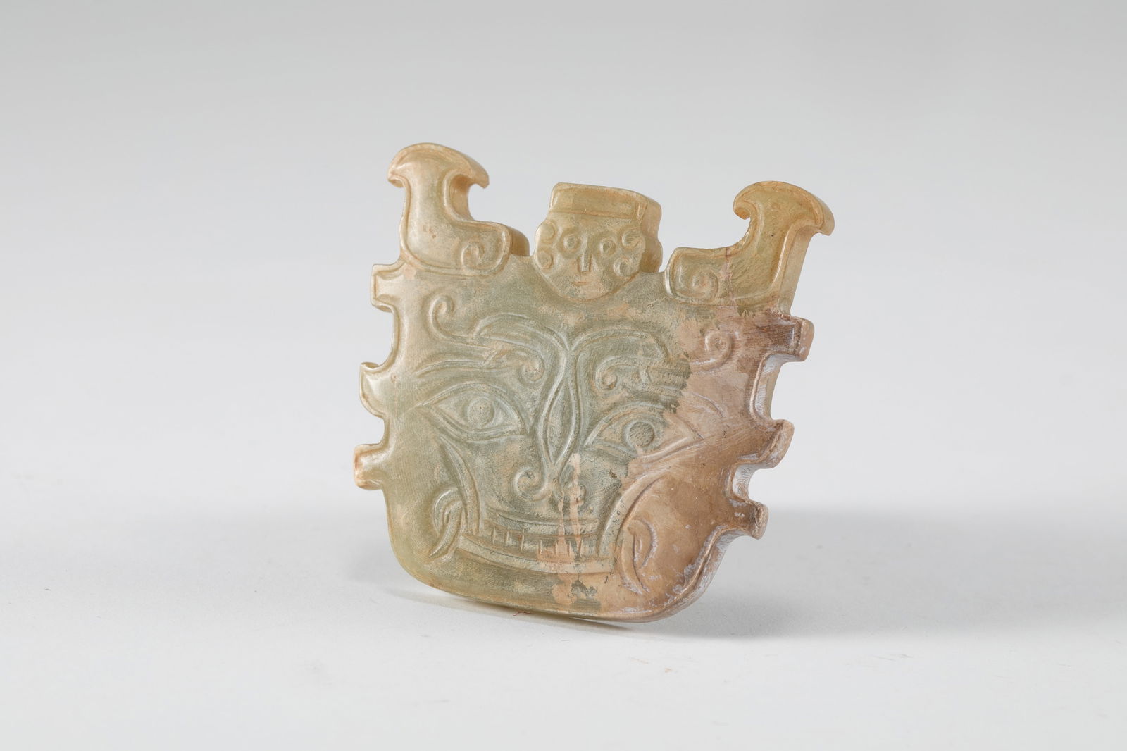 Hetian Yumian in the Western Zhou Dynasty: H:4.5cm W:4.3cm