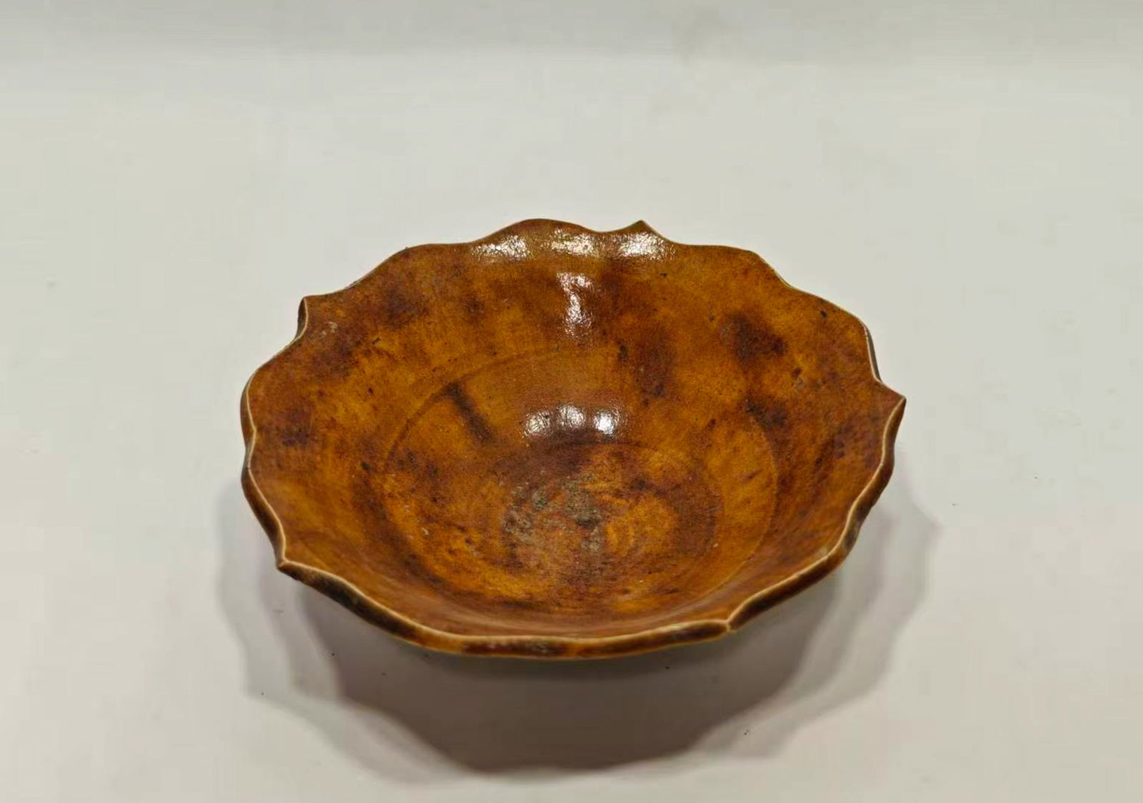 Tang Sancai Bowl: H:4cm D:12cm