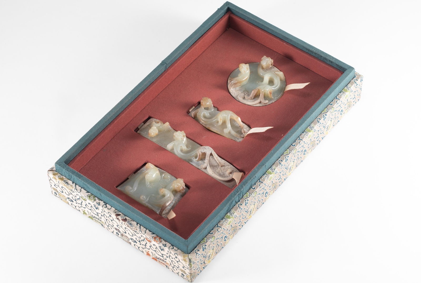 Han Dynasty jade sword decoration: D:5.5cm L:11.2cm