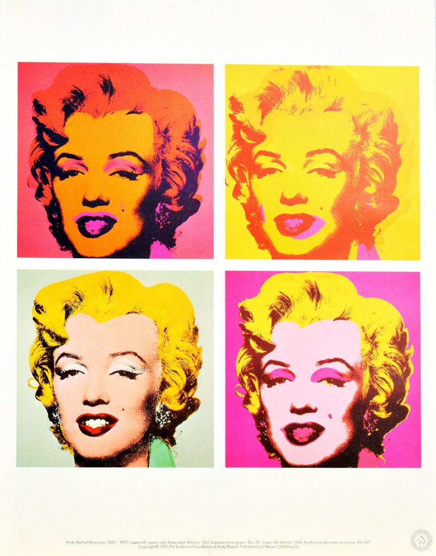 Warhol, Andy - Silkscreen.: Authorized by the Andy Warhol Foundation. Published by the Neues, Publishing Co.