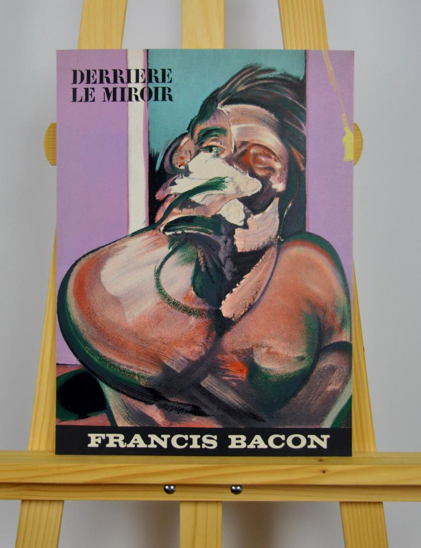 Original lithograph Francis Bacon: Francis Bacon - Cover, Original lithograph, Executed for Derriere le Miroir, nr 162, 1966. Published in Paris by Maeght. There is text on verso.