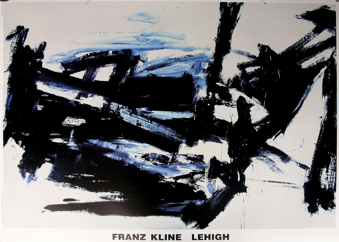 Franz Kline - Serigraph: Very nice and large serigraph by Franz Kline, really a collector's item.