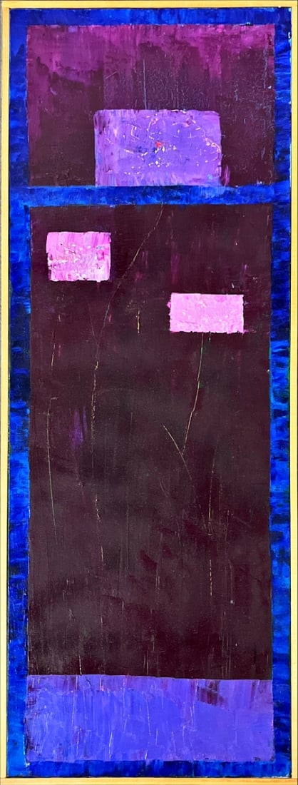 Masterful abstract work - Oil panting - Hand-signed (1 of 1)