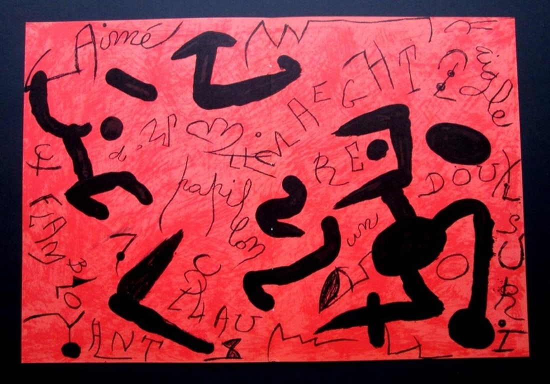 Joan Mirò - Derriere le Miroir No. 250 - 1st Edition - 1982 (1 of 1)