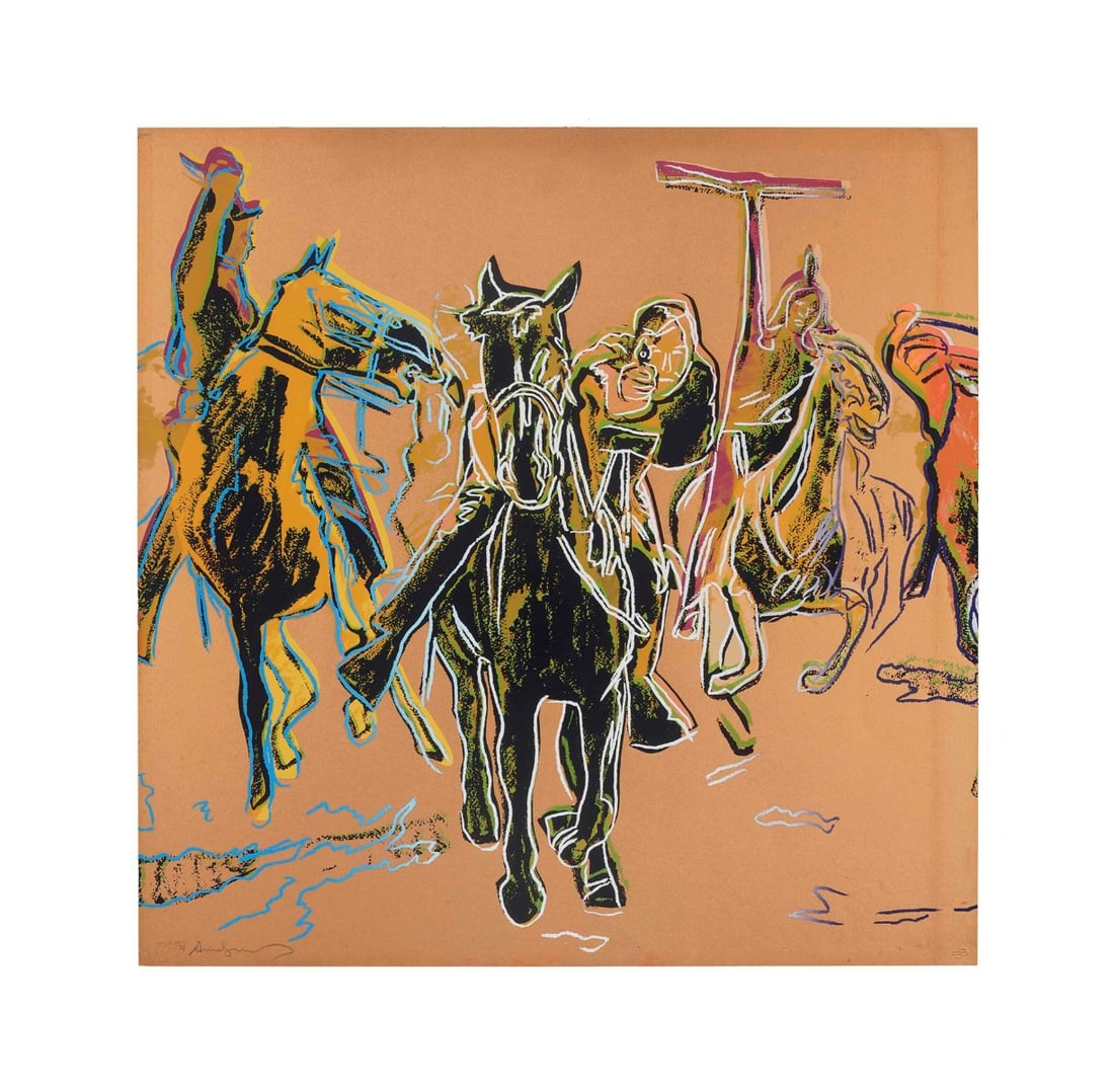 Andy Warhol - Serigraph - Cowboys &Indians - Signed (1 of 2)