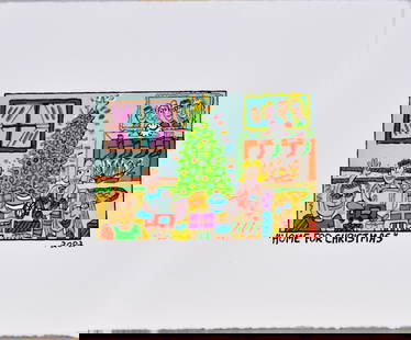 Rizzi, James - Silkscreen: Provenance: John Szoke Collection, New York. Proof ('Flat-Print ') outside the regular edition as 3D construction. For each edition there are some so-called 'overruns'. These are of great importance f