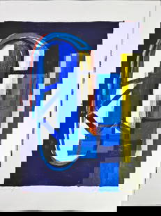 Theo Kuijpers - Lithograph - Hand signed: Theo Kuijpers 1939-Theo Kuijpers (Helmond, 1939) is a well-known painter, collagist, sculptor and graphic artist. He attended the Academy for Industrial Design in Eindhoven. He did his military servic