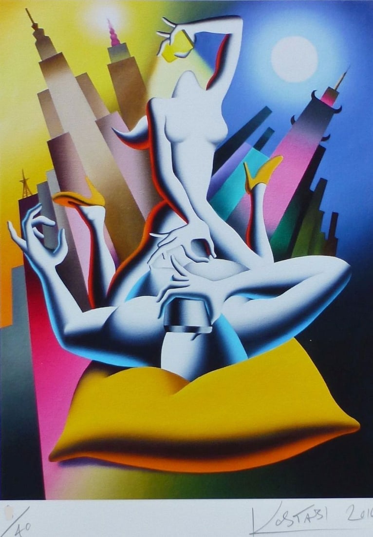 Kostabi, Mark - Pigment Litograph. (1 of 1)