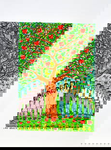 Rizzi, James - Silkscreen: Provenance: John Szoke Collection, New York. Proof ('Flat-Print ') outside the regular edition as 3D construction. For each edition there are some so-called 'overruns'. These are of great importance f