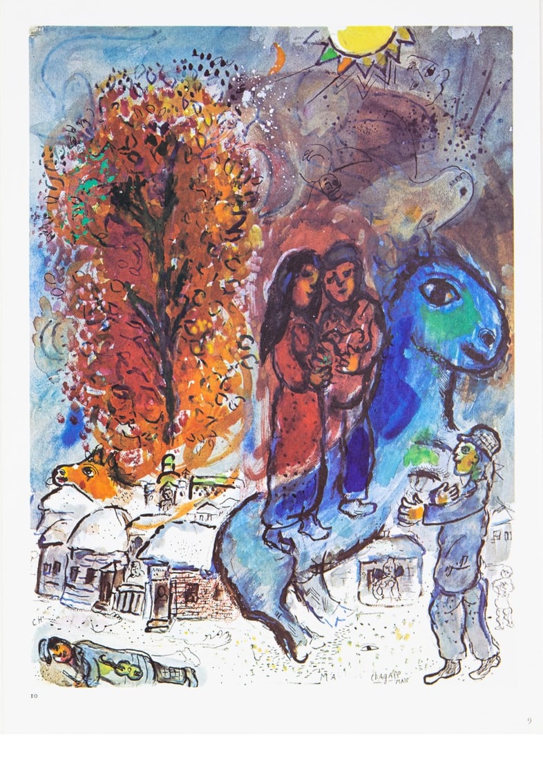 Marc Chagall - Derriere le Miroir No. 225 - 1977 - Signed (1 of 2)