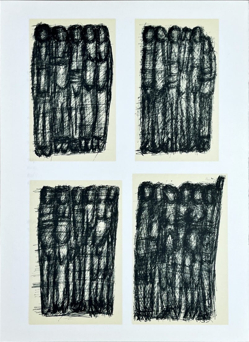 Raoul Ubac - Lithograph - DLM (Derriere le Miroir): Original lithograph, executed for Derriere le Miroir, no 161, 1966. Published in Paris by Maeght. There is text on verso. Alexander Calder (; July 22, 1898 – November 11, 1976) was an American sculp