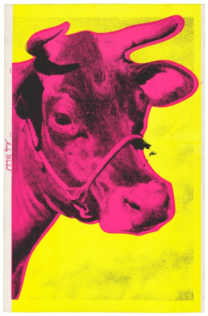 Andy Warhol - Serigraph - Cow (1 of 2)