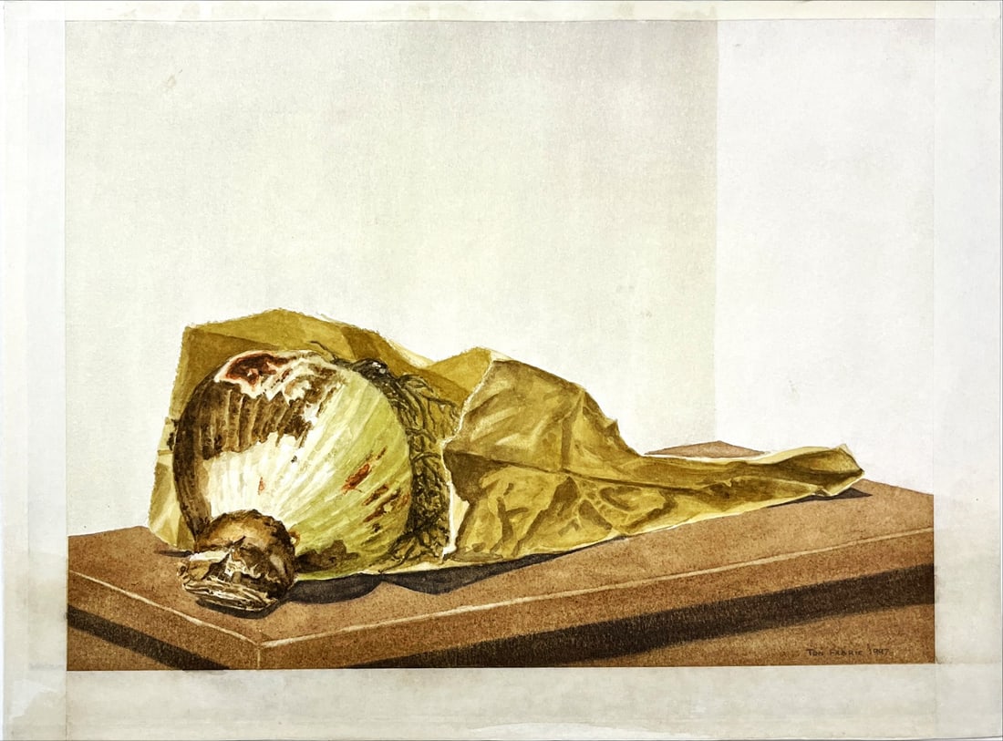 Ton Fabrie - Watercolor - Hand signed (1 of 1)