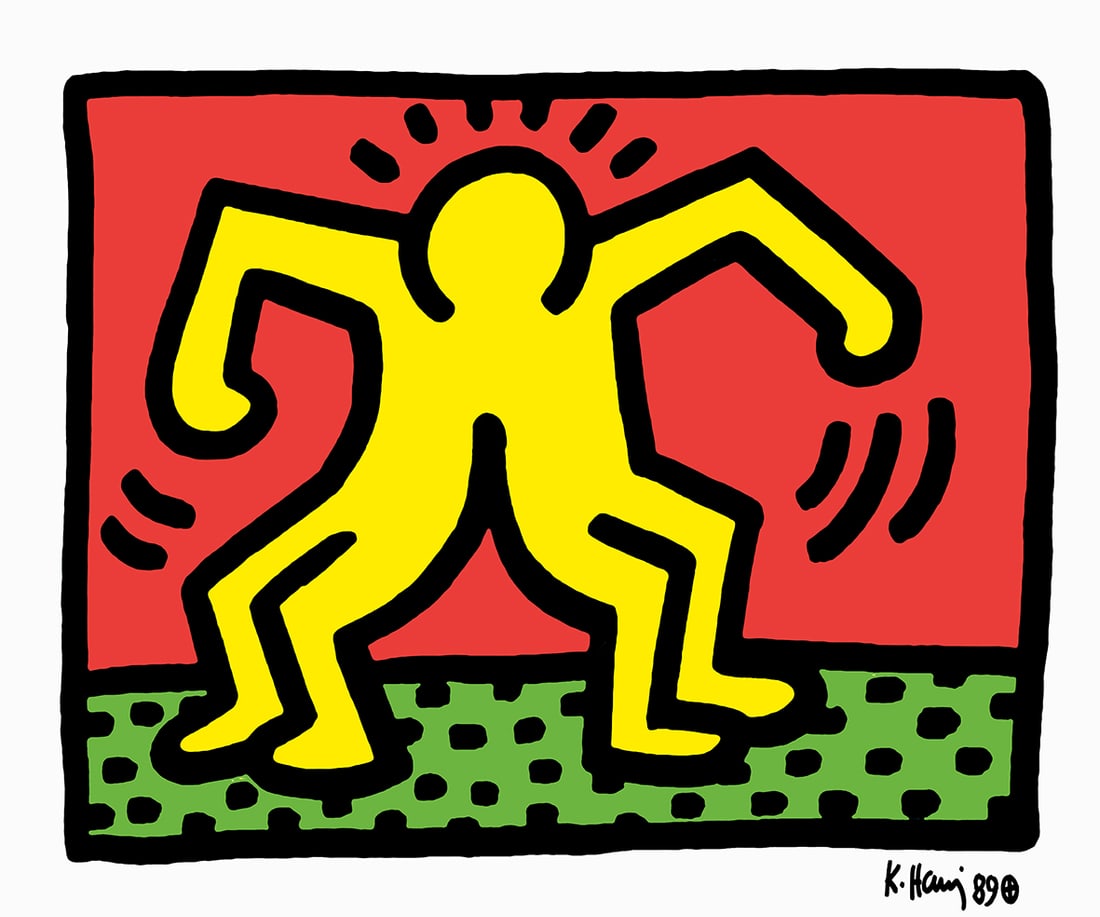 Keith Haring - Screenprint - Signed and hand numbered (1 of 4)