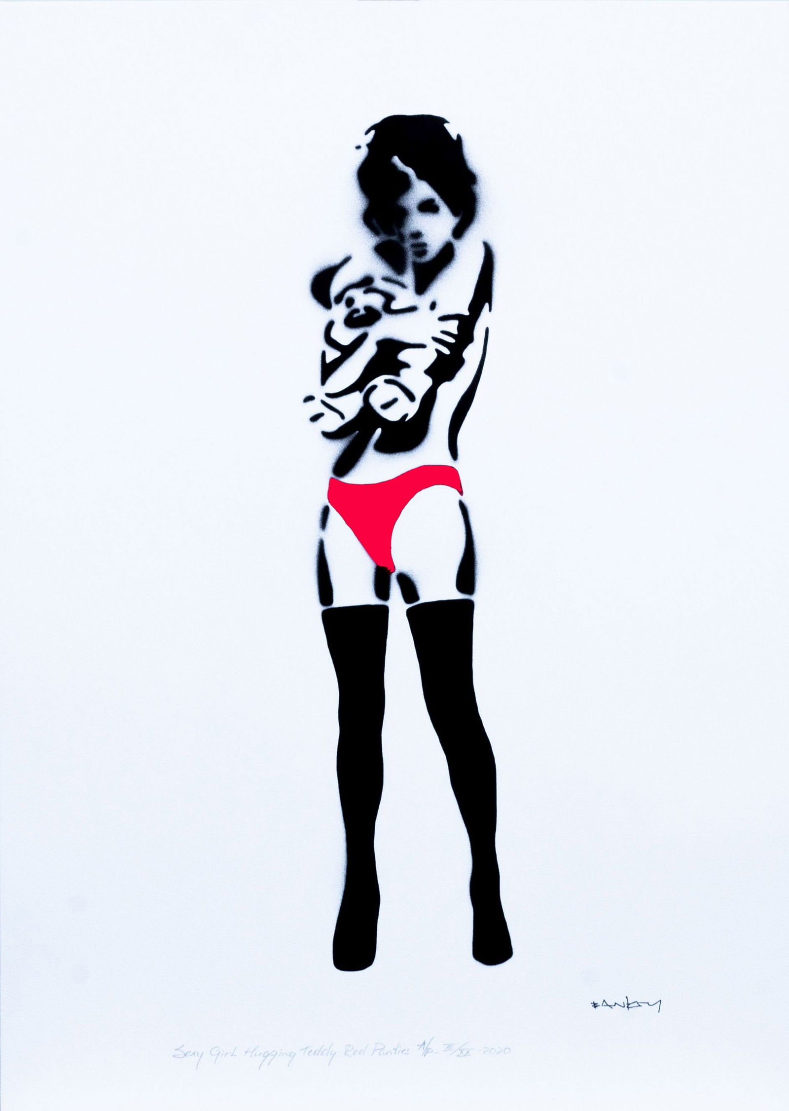 Banksy, after - Stencil / Spray. (1 of 6)