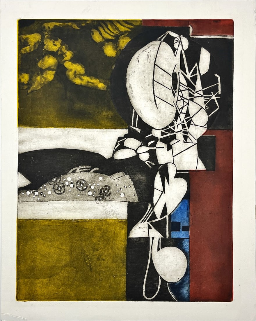 Abstract Etching - Romanian artist (1 of 1)