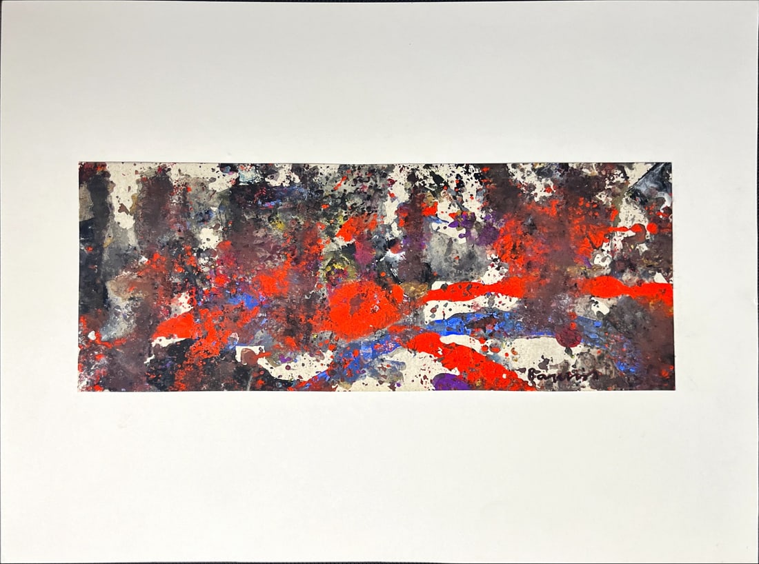 Abstract gouache - Hand-signed (1 of 1)