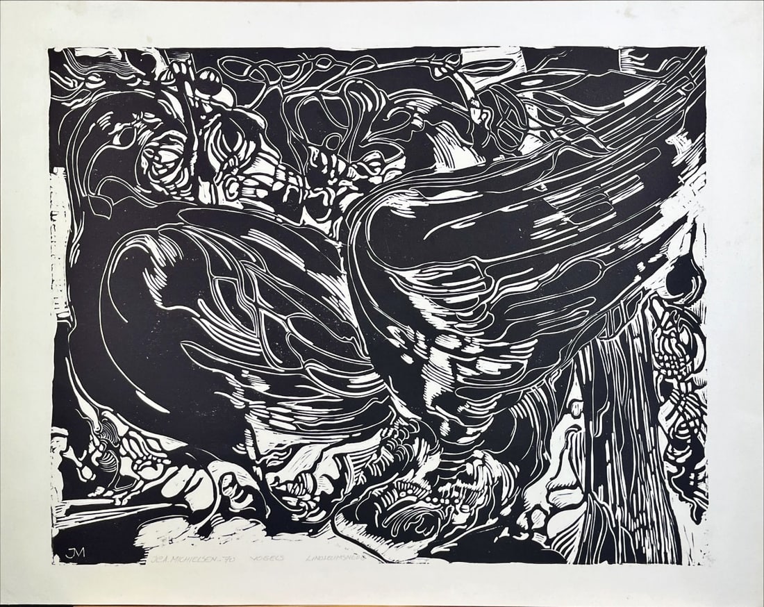 Jan (J.C.A.) Michielsen - Linocut - Hand signed (1 of 1)