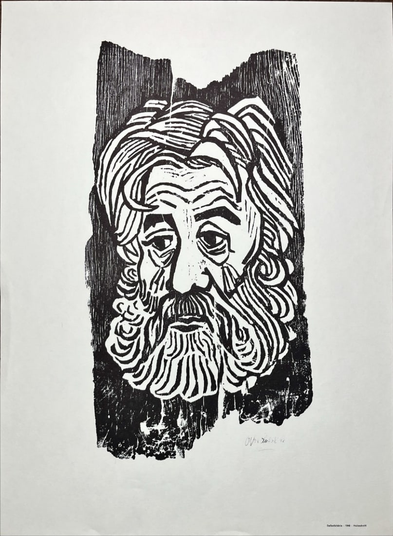 Otto Pankok - Offsetlithograph - Hand signed: Hand signedPankok was born in Mülheim on the Ruhr. In 1912 he began his formal training as an artist at the Art Academies in Düsseldorf and Weimar. After only a few months he left the Weimar Academy