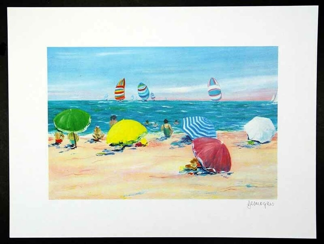 Serge Desnoyers - Lithograph - Handsigned (1 of 1)