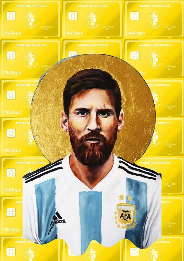 Death NYC - Lionel Messi American Express - Hand signed (1 of 2)
