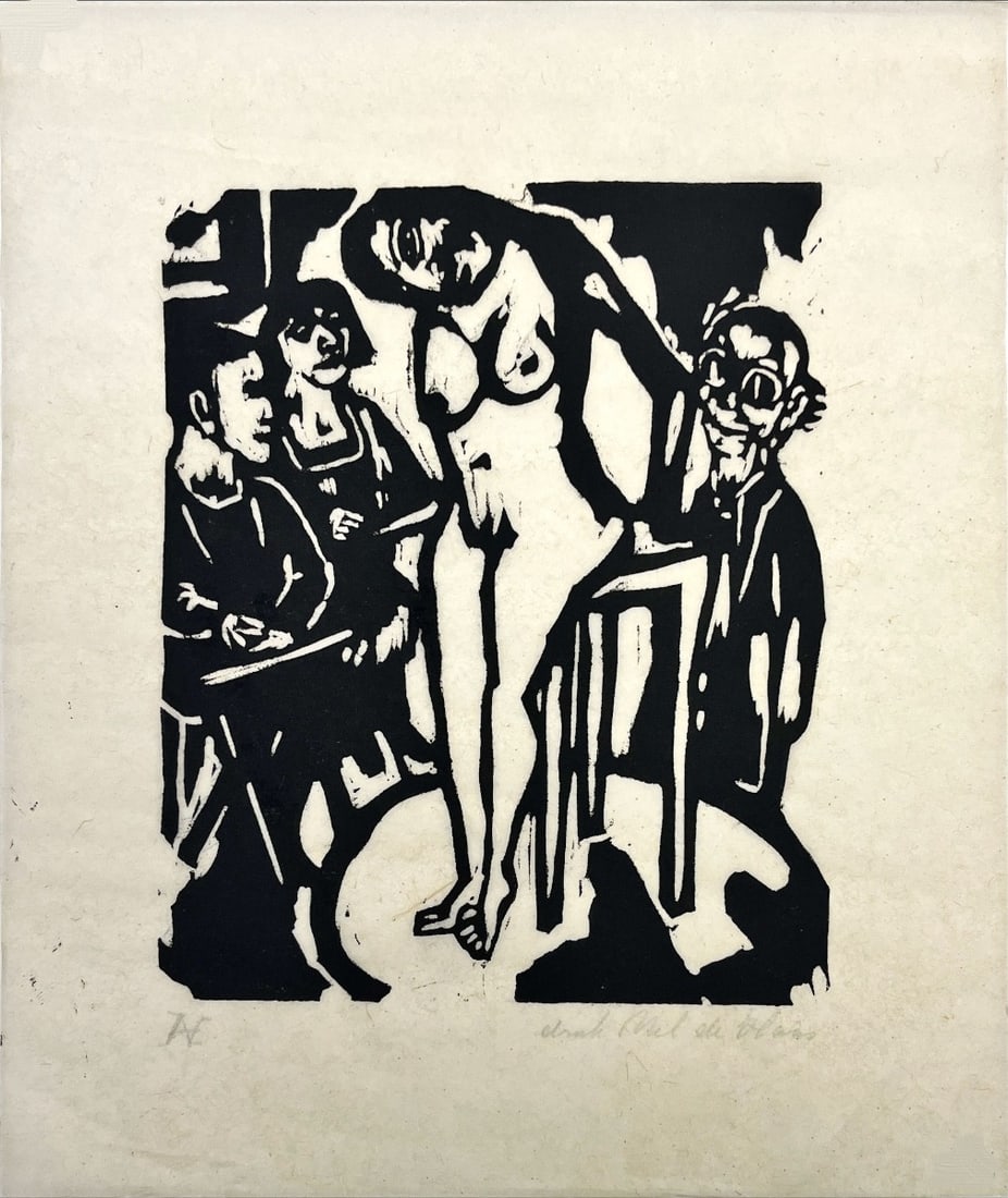 Aad de Haas - Woodcut - Hand-signed (1 of 1)