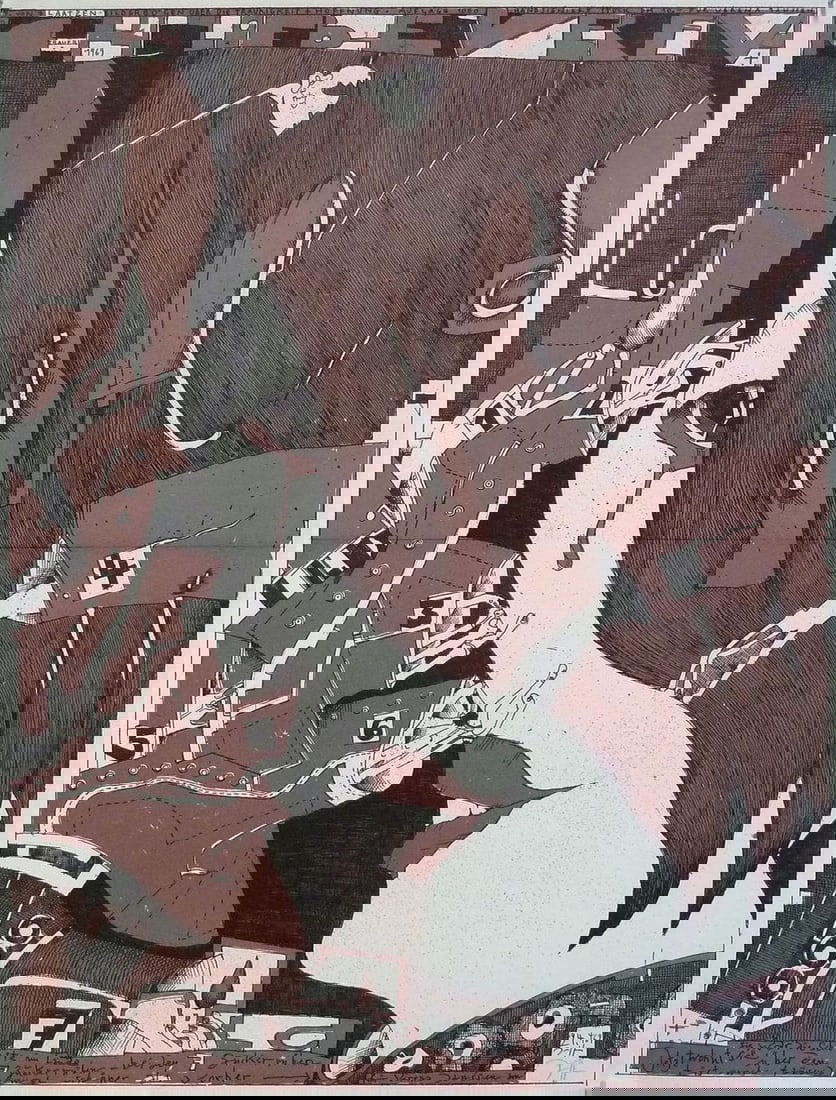 Janssen, Horst - ZinkEtching  - Handsigned (1 of 1)