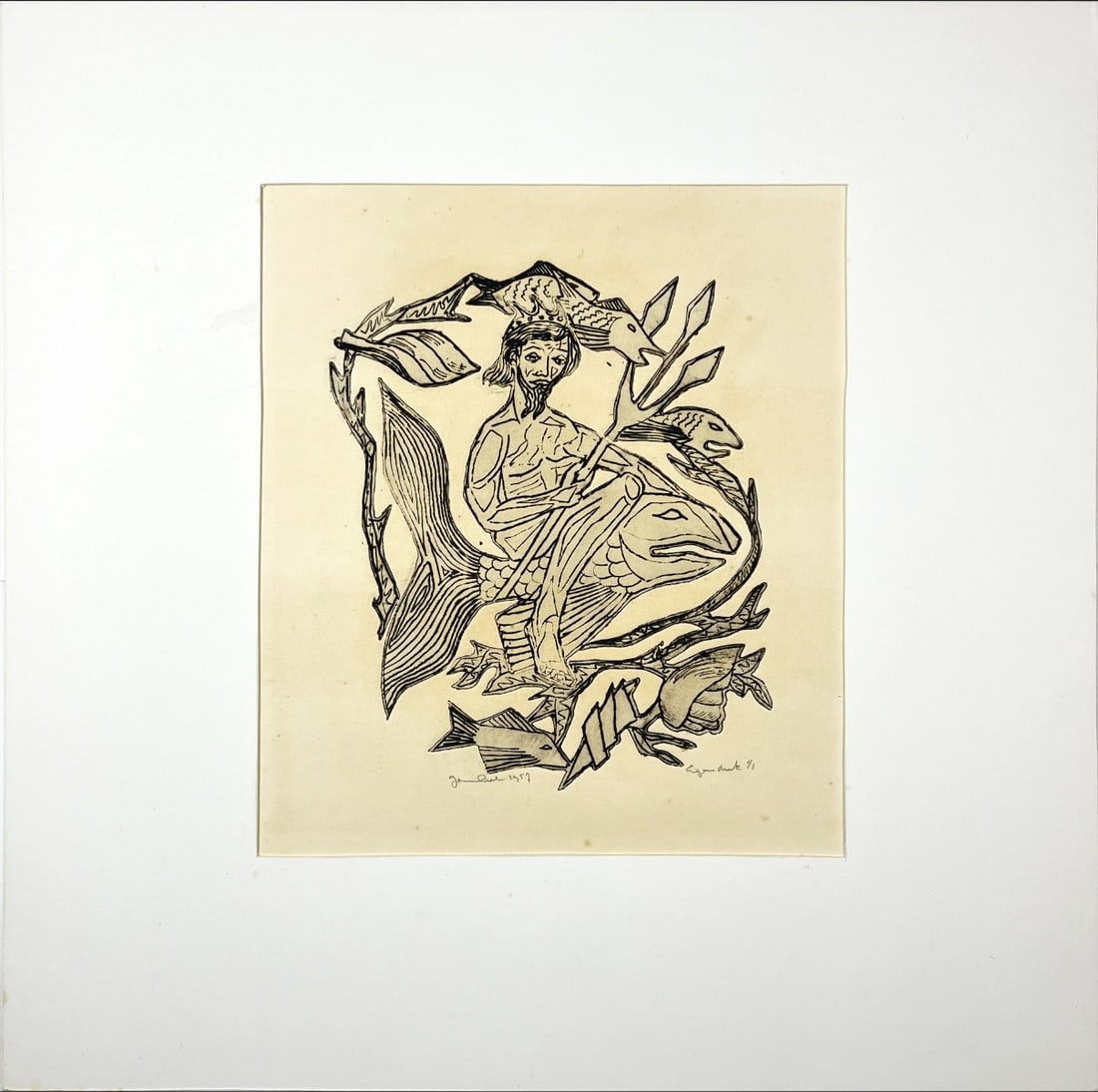 Jan van Riel - Etching - Hand signed (1 of 1)