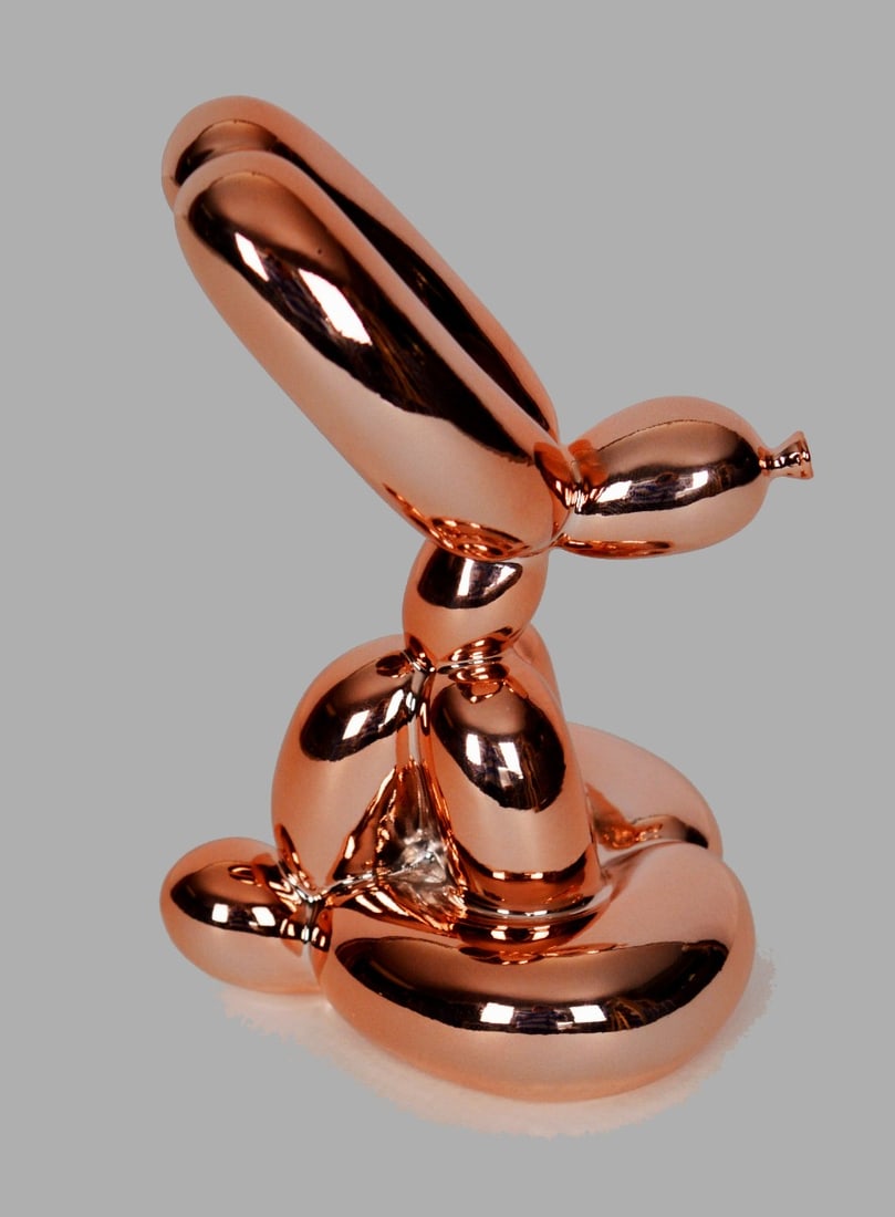 Balloon Bunny - Sculpture - Rose-Gold (1 of 7)