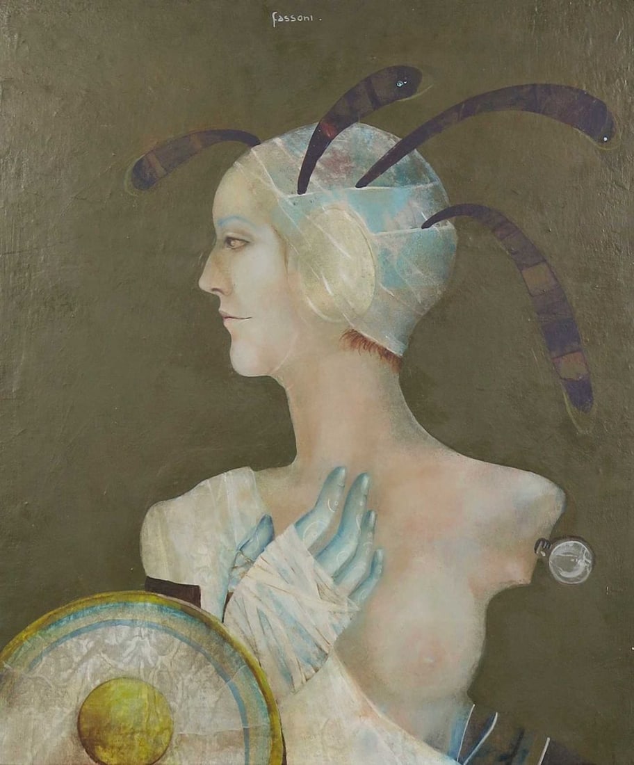 Fassoni, Piero - Oil Painting - Handsigned (1 of 5)