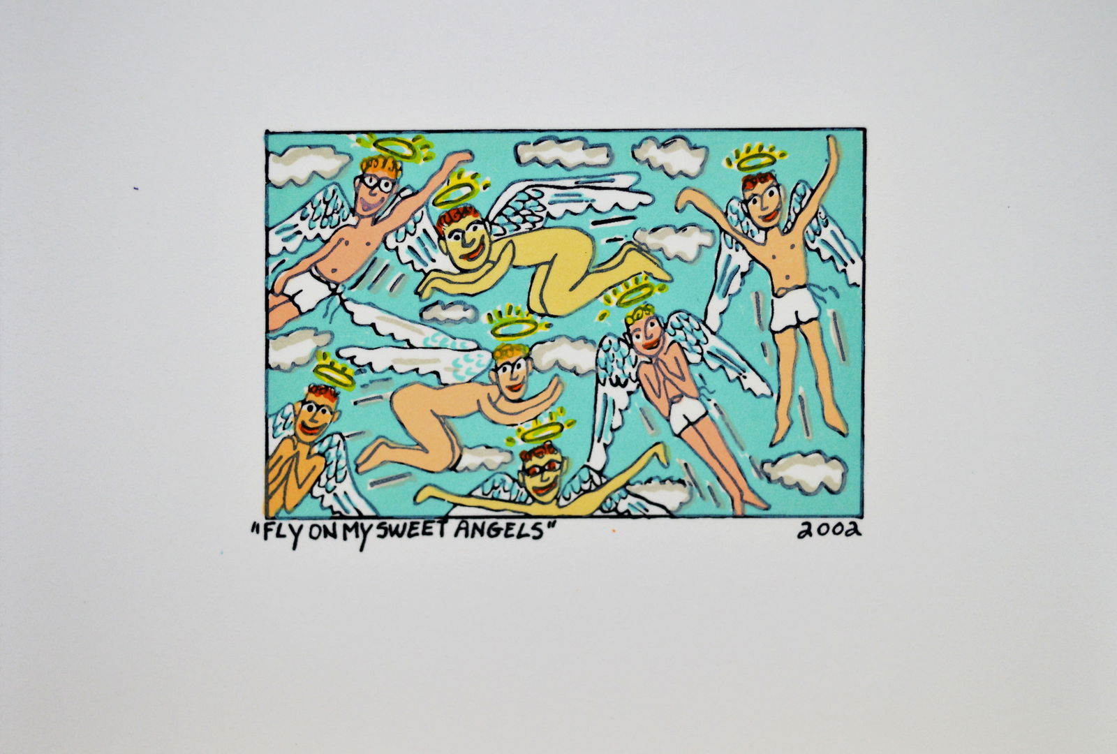 Rizzi, James - Silkscreen: Provenance: John Szoke Collection, New York. Proof ('Flat-Print ') outside the regular edition as 3D construction. For each edition there are some so-called 'overruns'. These are of great importance f