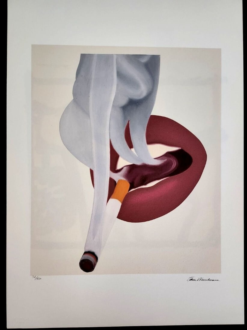 Ton Wesselman - Lithograph - Hand numbered - Signed: On handmade paperSigned in the plate and stamped in the paperHand numberedLicensed - S.P.A.D.E.M. - ParisLimited edition of 450 piecesAfter the original by Tom Wesselmann