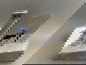 Banksy - Walled Off Hotel - Sculpture - receipt included: BANKSY Sculpture "WALLED OFF HOTEL".Banksy - official Walled off Hotel - Wall section.Banksy Wall Section sculpture, only was available to buy at the Walled Off Hotel and very quickly sold out.Hotel h