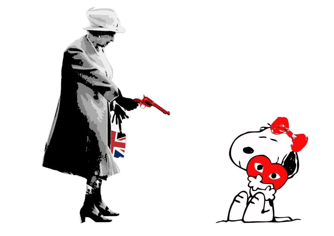 Death NYC - Mixed Techniques - Hand Signed: Street Art. Death NYCHand signature by the Artist. Original certificate and golden seal included. DEATH NYC's artwork featured in galleries and streets around the world. Recently also featured in the