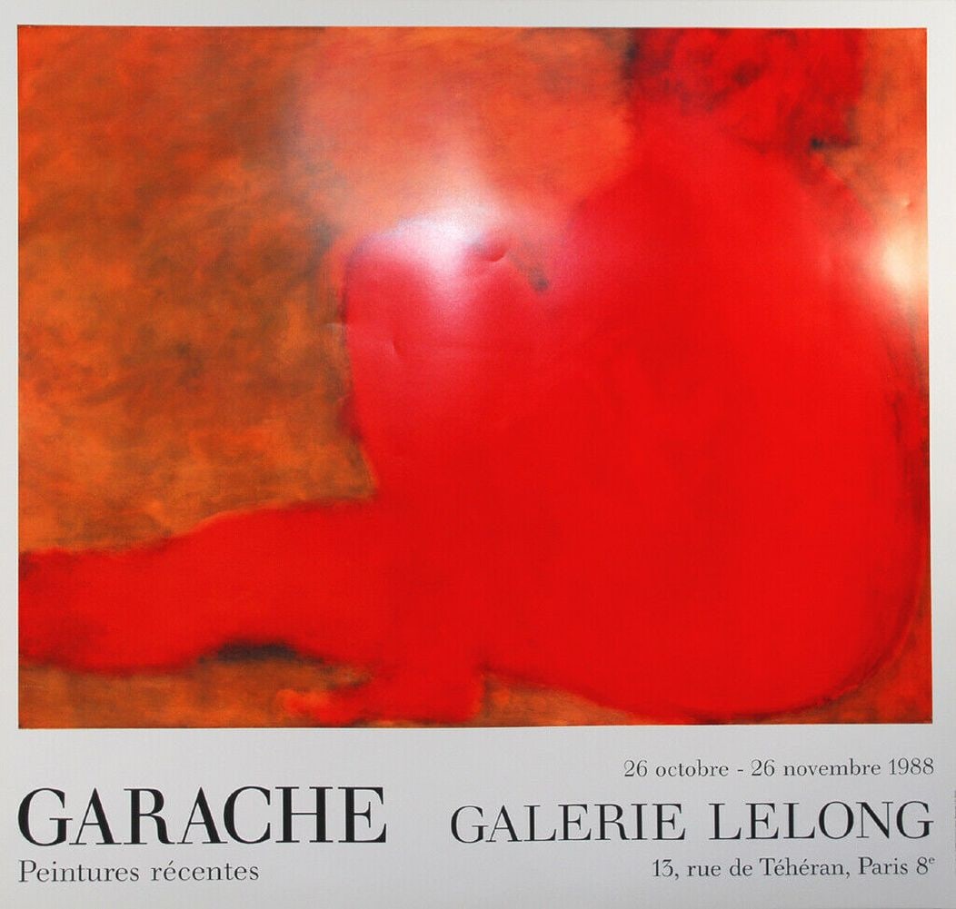 Claude Garache - Affiche/Poster: Exhibition poster - created on the occasion of the exhibition 1976
