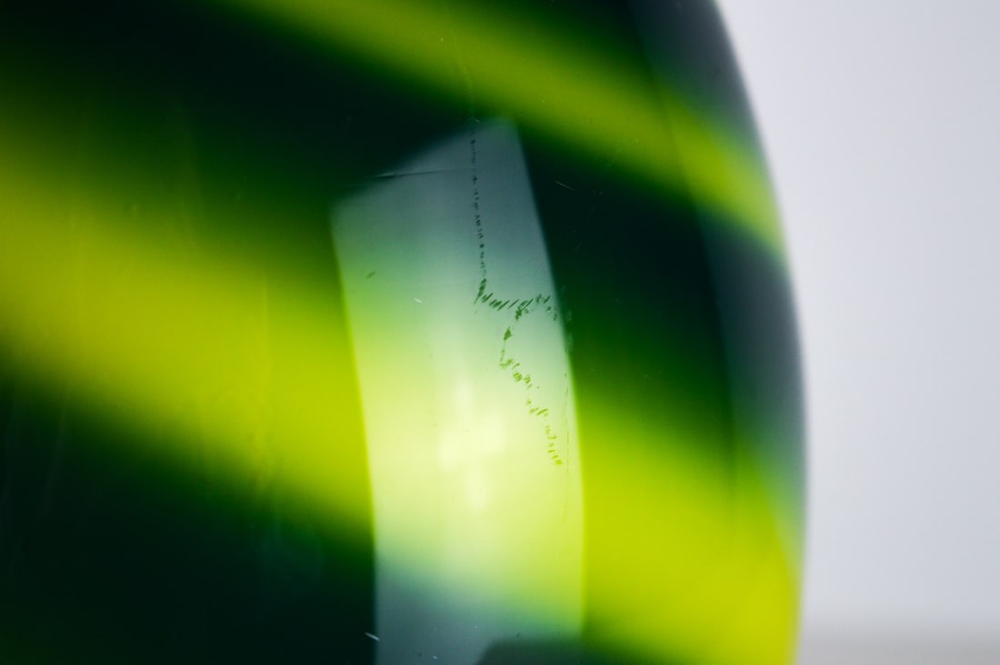 Murano Large Vase Green/Yellow - 4