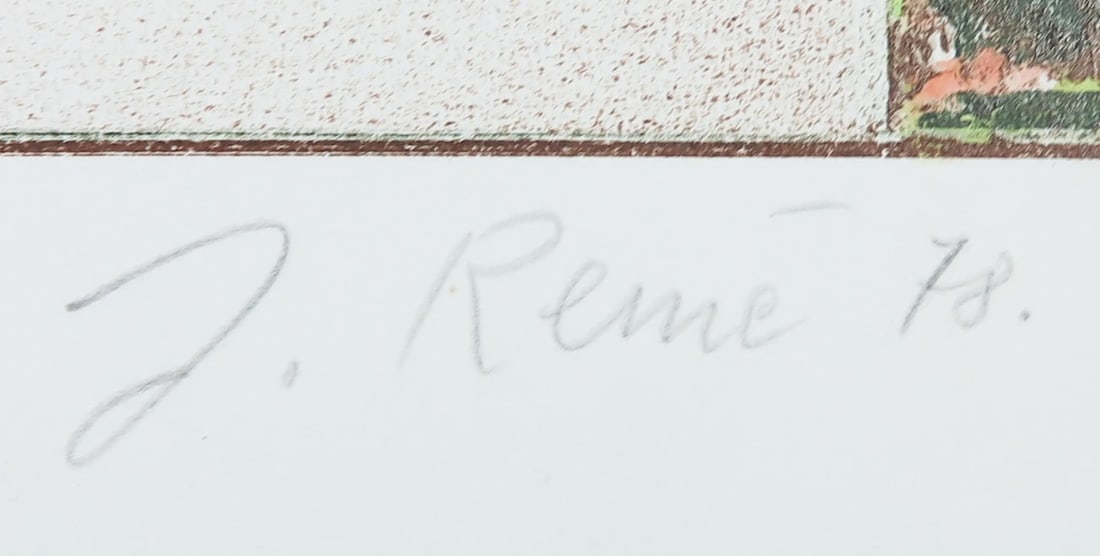 Remé. Jorge - Lithograph - Hand signed - 3
