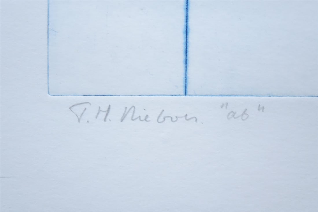 Nieboer, Tiddo - Etching - Hand signed - 2