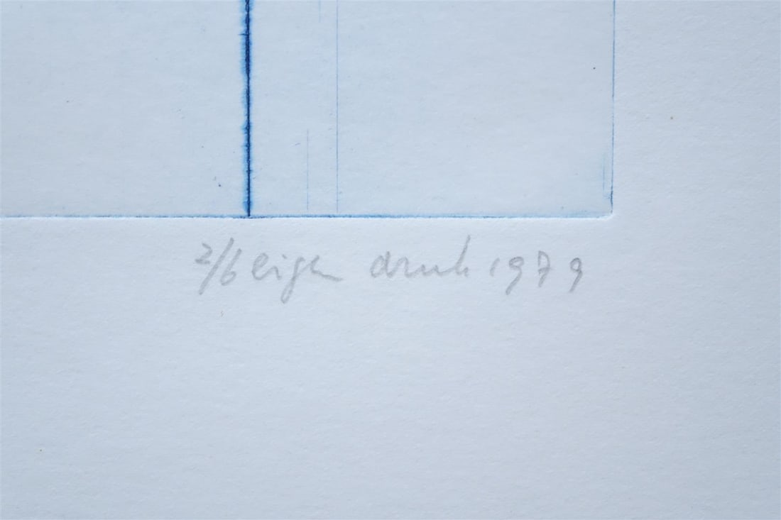 Nieboer, Tiddo - Etching - Hand signed - 3