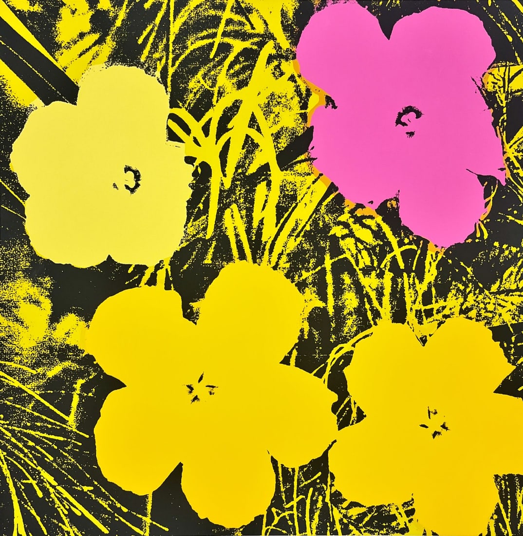 Andy Warhol - Screenprint - Flowers (1 of 3)