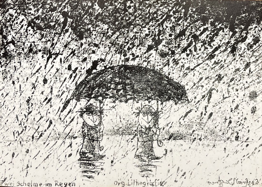 Siegfried Wagner - Lithograh - Signed: Great Lithograph by Siegfried Wagner a German Artist.Signed in the plate.Siefried Wagner 1936- geboren in FriedrichshafenStudium an der Kunstakademie StuttgartHaus de Kunst MünchenIllustrator of