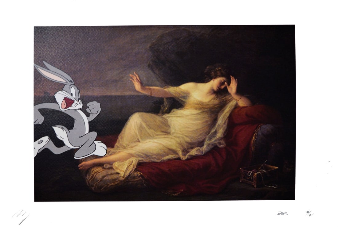 Missing Piece - Screenprint.: Hand signature by the Artist. Original certificate.